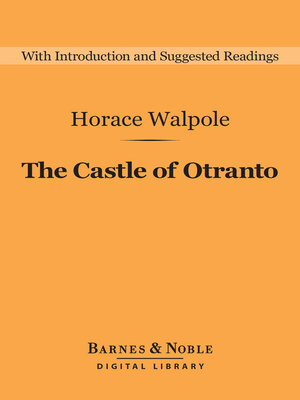 cover image of The Castle of Otranto (Barnes & Noble Digital Library)